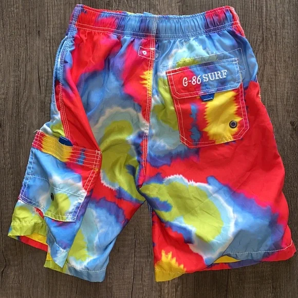 GAP| boys tie dye swim trunks 8 - Picture 6 of 8